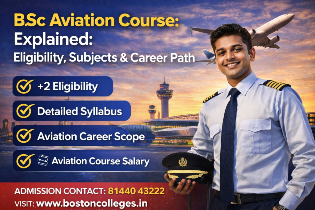 B.Sc Aviation Course Explained Eligibility, Subjects & Career Path